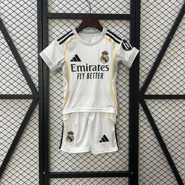 Camiseta Infantil Real Madrid 25/26 - Primera Equipación