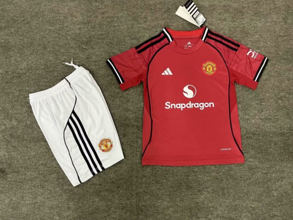Camiseta Infantil Manchester United 25/26 - Primera Equipación