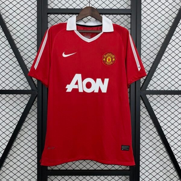 Camiseta Retro Manchester United 10/11 - Primera Equipación