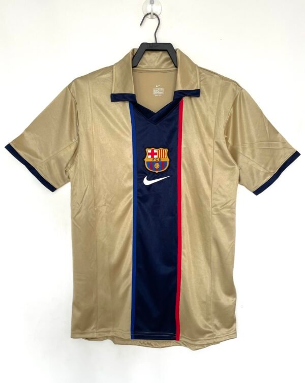 Camiseta Retro FC Barcelona 01/02 - Segunda Equipación