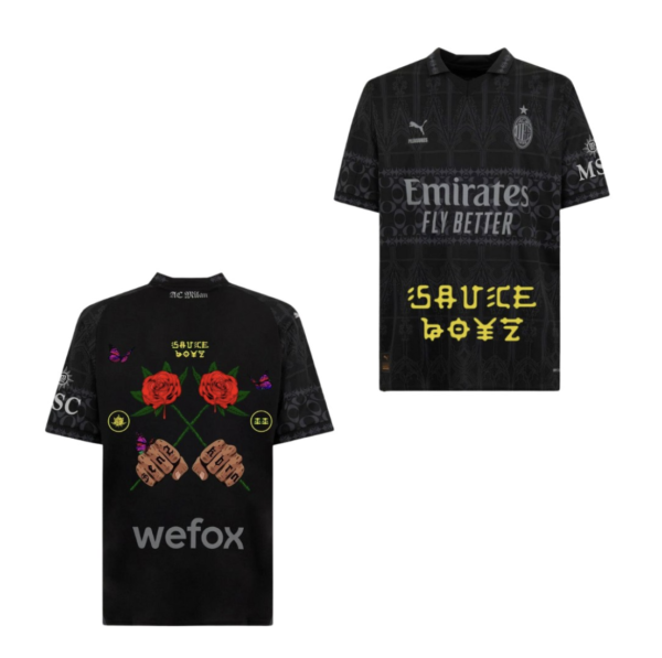 Camiseta Edición Especial AC Milan x Pleasures x Eladio Carrión