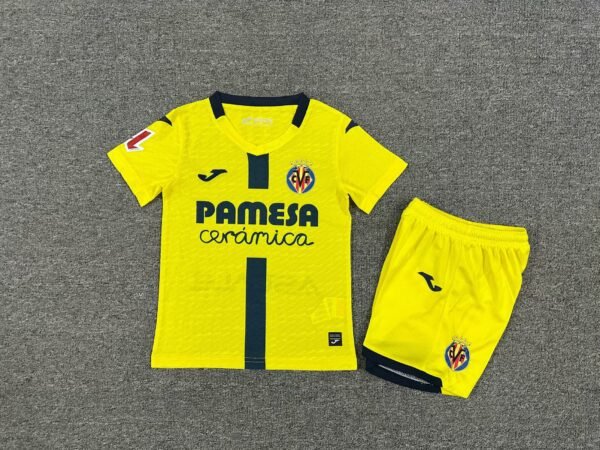 Conjunto Infantil Villarreal 25/26 - Primera Equipación