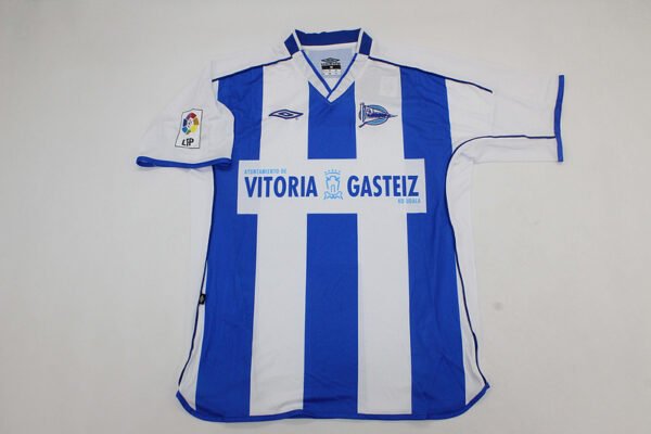 Camiseta Retro Deportivo Alavés 03/04 - Primera Equipación